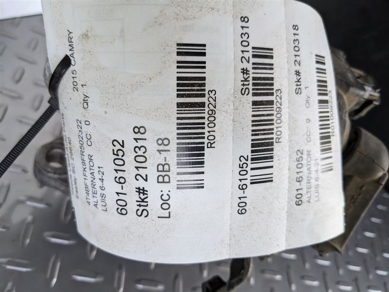 Alternator VIN F 5th Digit 100 Amp AWD Fits 13-18 RAV4 1009223