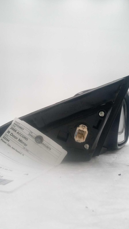 2006 Honda Accord Right Door Mirror Black OEM Used 185K Miles NJ25-23807-600362