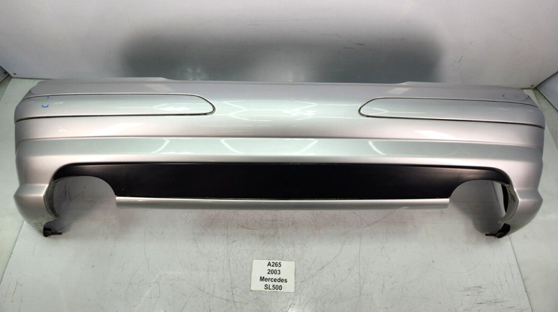 ✅ 03-06 OEM Mercedes R230 SL500 Rear Bumper Cover Panel Shell Silver*