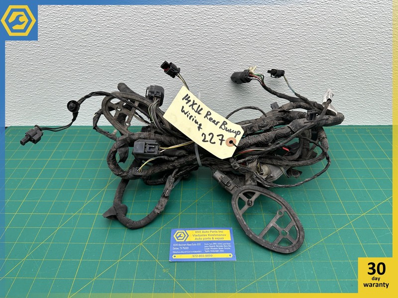 10-15 JAGUAR XJ REAR BUMPER WIRE WIRING HARNESS OEM