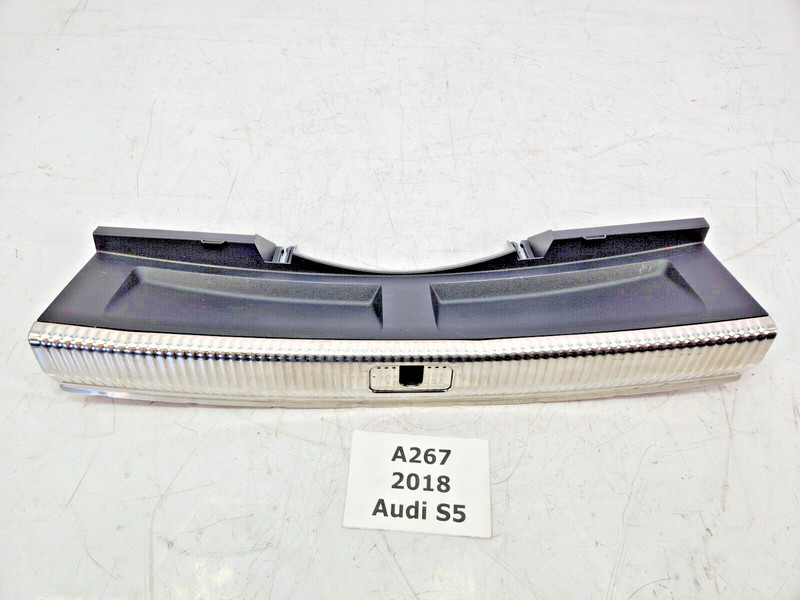 ✅ 18-23 OEM Audi A5 RS5 S5 Rear Tailgate Trunk Sill Scuff Plate Trim Cover