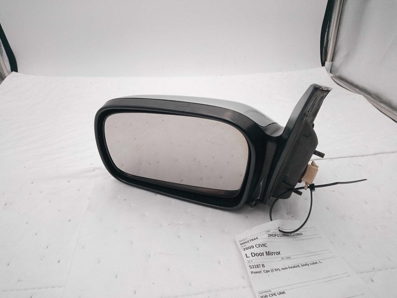 2009 Honda Civic Left Door Mirror Assembly, Used, 195k Miles, Non-Heated