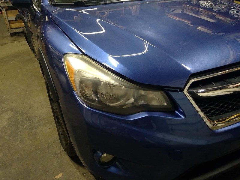 Passenger Headlight Chrome Upper Trim Halogen Fits 13-15 XV CROSSTREK 1742347
