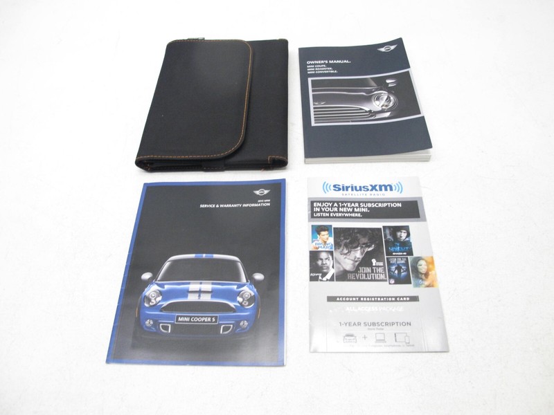2015 MINI COOPER S F57 OWNERS MANUAL CASE WALLET HANDBOOK FOLDER OEM 021125