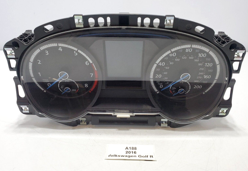 ✅ 2015-2017 OEM Volkswagen Golf R Instrument Gauge Cluster Speedometer
