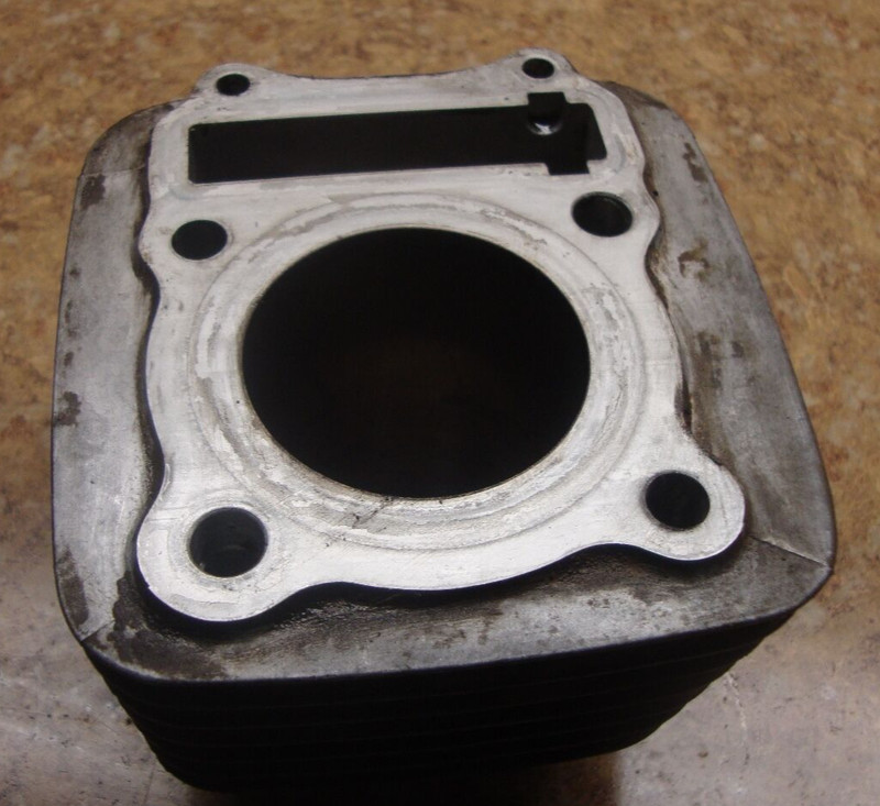 1987 Suzuki LT125 LT 125 Quadrunner Engine Cylinder Block Jug Quad Runner