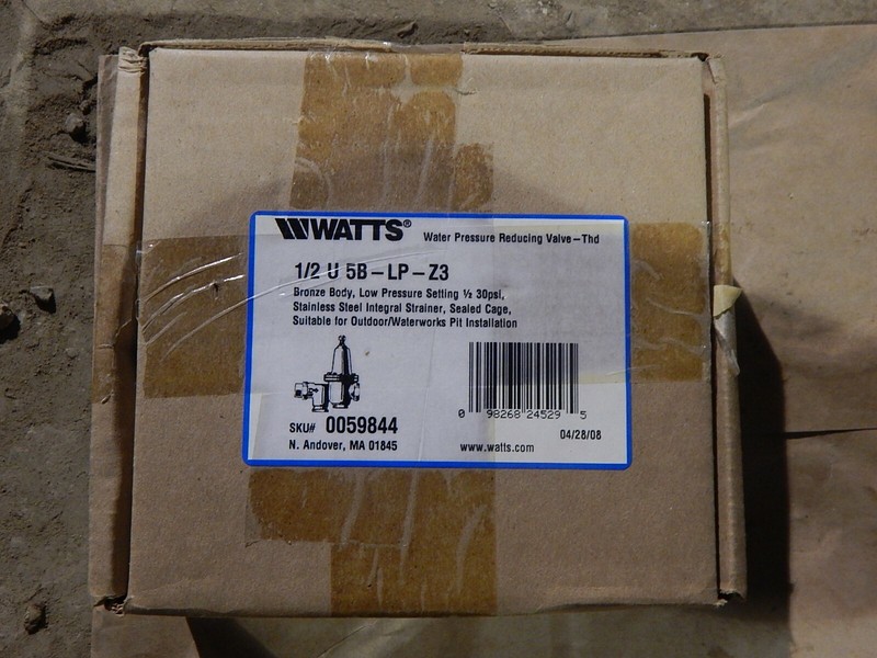 Watts 0059844 Water Pressure Reducing Valve 1/2 U 5B-LP-Z3*FREE SHIPPING*