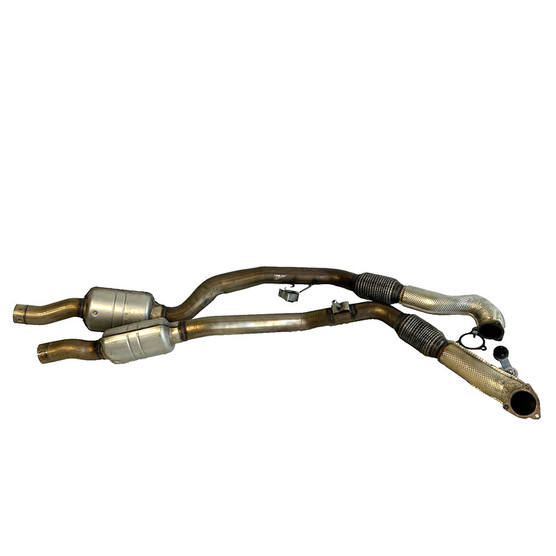 π 2018 - 2025 AUDIS4 S5 3.0L V6 EXHAUST SYSTEM MUFFLER & PIPES SET OF 2 OEM