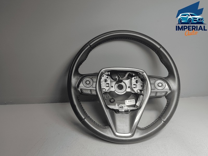 TOYOTA CAMRY 2018-2024 STEERING WHEEL LEATHER WITH PADDLE SHIFTER W/O HEAT OEM