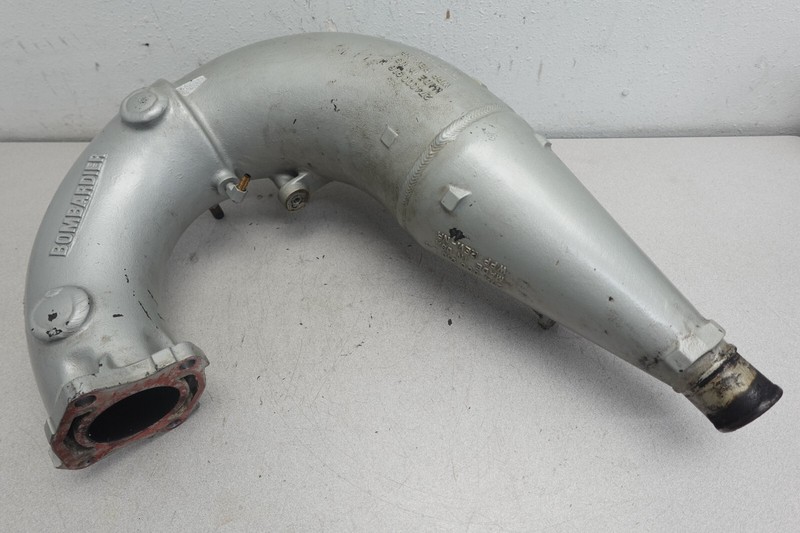 2001-2002 Sea-Doo OEM Exhaust Head Pipe Ass'y Silver Freshwater GTX RFI
