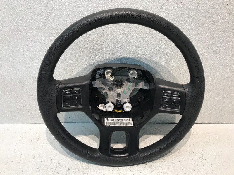 2013-18 Ram 1500 Black Leather Steering Wheel OEM