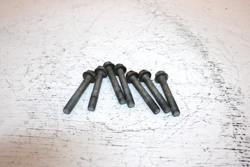 1998 Polaris 500 Oem Cylinder Head Bolt Set Of 7 3085582 Q4144