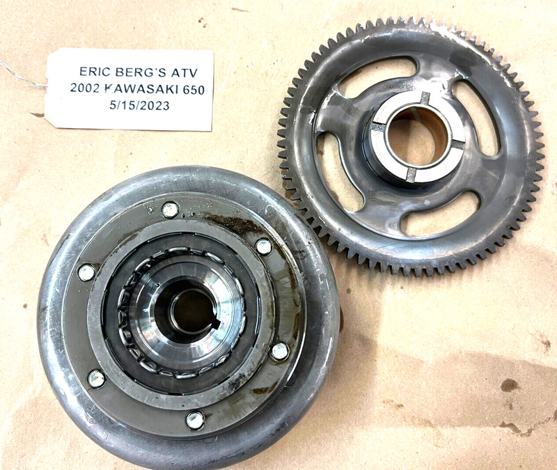 Kawasaki ATV Prairie 650 One way clutch and flywheel 13194-1094