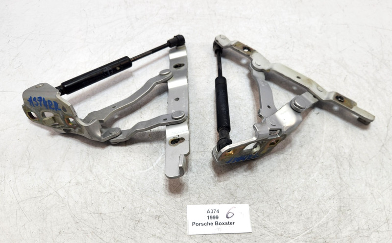 ✅ 97-04 OEM Porsche Boxster 986 Rear Left Right Side Trunk Lid Hinge Silver