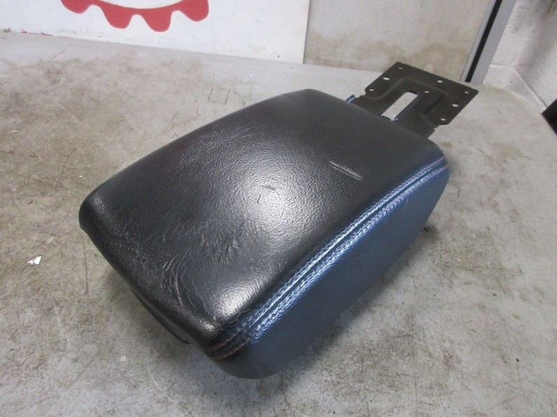 2018-2026 Jeep Wrangler Gladiator OEM Black Leather Armrest Red Stitch