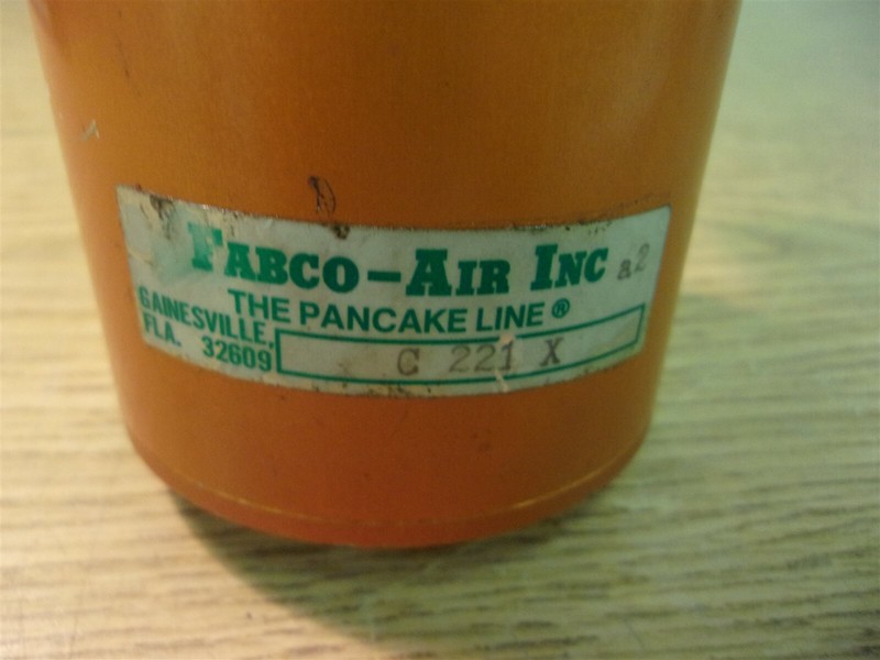 Fabco Air Pancake Line C-221XPM Cylinder 1-5/8" Bore *FREE SHIPPING*