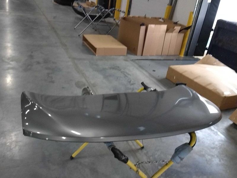 2015 Nissan Quest Grey OEM Used Hood Panel 4DR Van F510M1JAMA 240K Miles