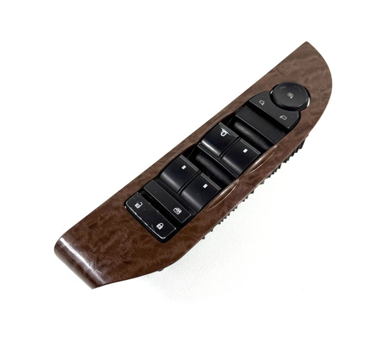 2007-2009 GMC Sierra 2500HD 3500HD Left Driver Power Window Switch Woodgrain OEM