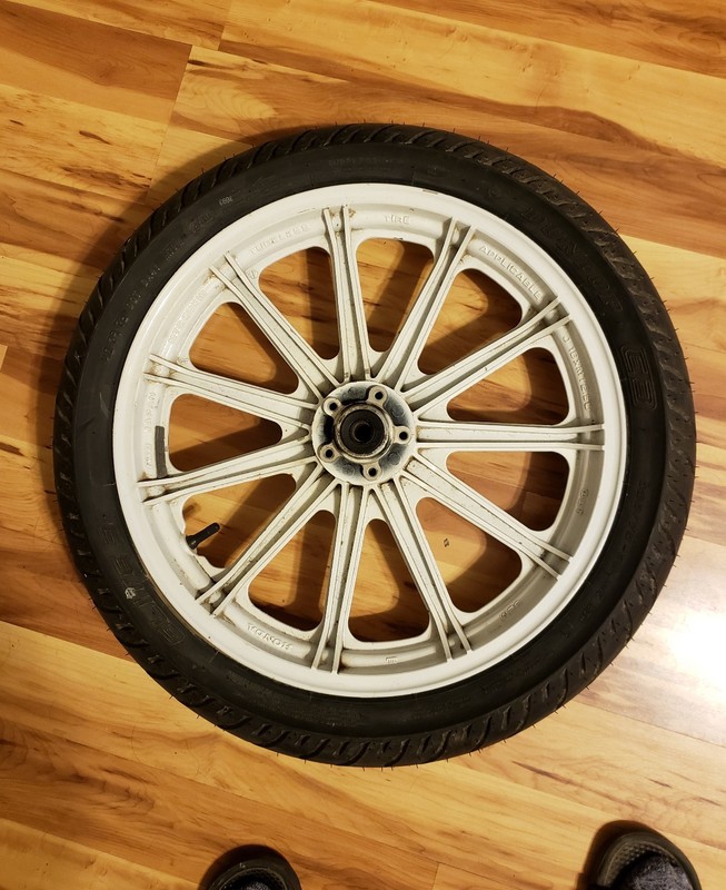 HONDA ENKEI MAG FRONT WHEEL 18X2.50 MT2 50×18 OEM