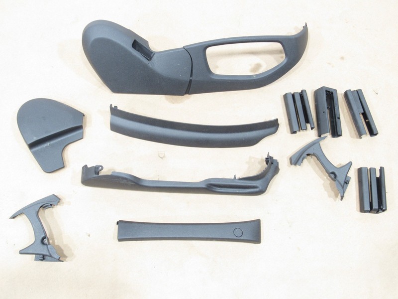 17-20 Genesis G80 2017 Front Right Passenger Seat Track Cover Panel Trim Set ;:O