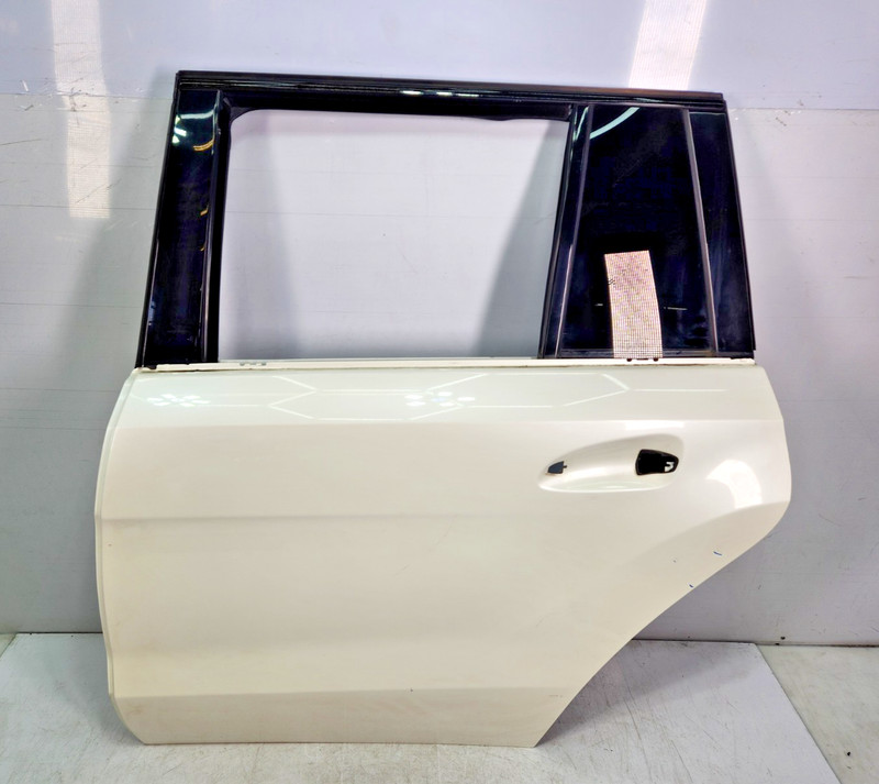 ✅ 13-19 OEM Mercedes X166 GL63 AMG Rear Left Driver Door Shell Panel White NOTE*