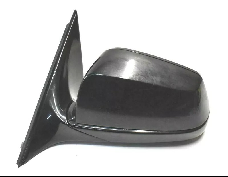11-13 BMW F10 550i Left Driver Side Rear View Door Mirror Black OEM