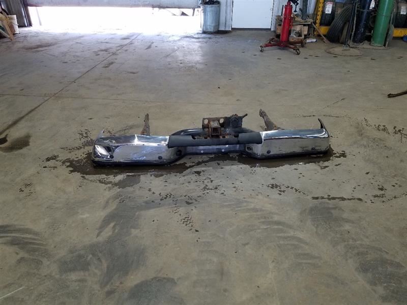 Rear Bumper Chrome Park Assist With Trailer Hitch Fits 13-15 TITAN 256341