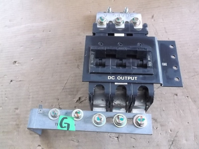 AT&T DC output Assembly 403933062 w/ Bracket GJ1P-H99-P-A-DU 500a 65V