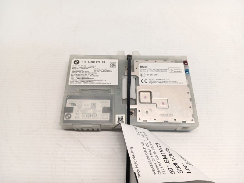 2021 - 2025 BMW 330i G20 X3 G45 M3 G80 Antenna Telematics Control Module 5B5C761
