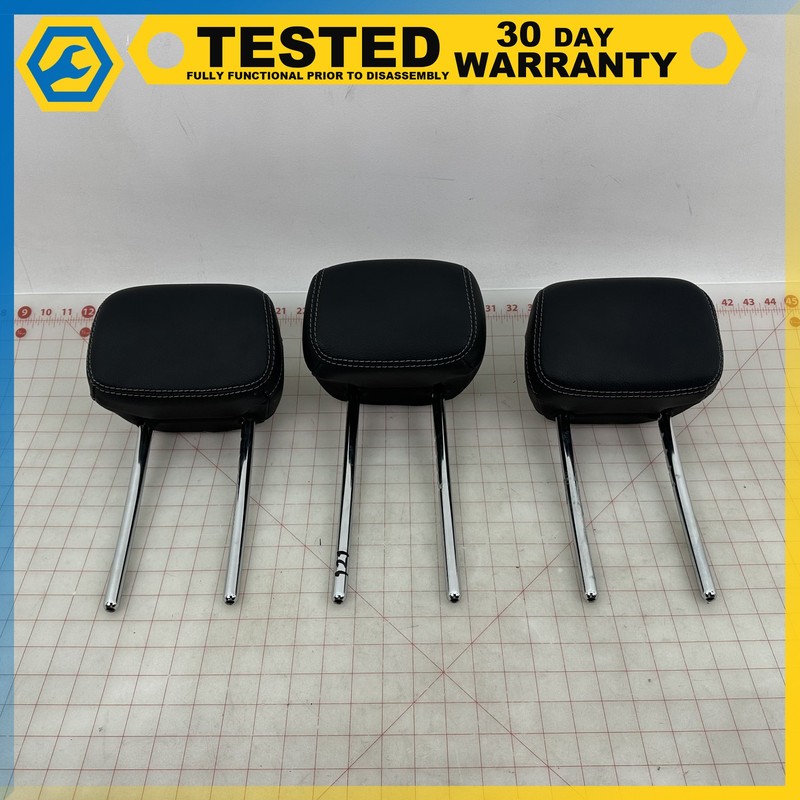 15-21 Mercedes C300 W205 REAR LEFT CENTER RIGHT SEAT HEADREST SET OF 3 OEM