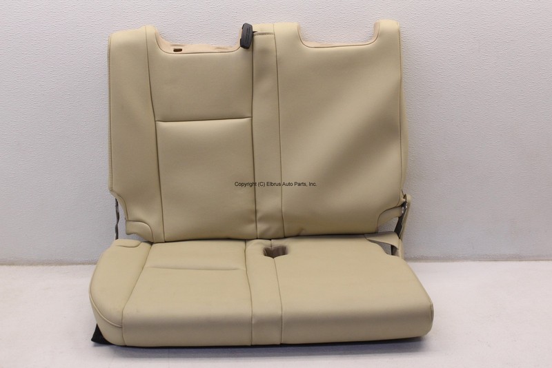 TOYOTA HIGHLANDER 14 - 19 REAR PASSENGER 3RD THIRD ROW SEAT LEATHER FLAXEN OEM