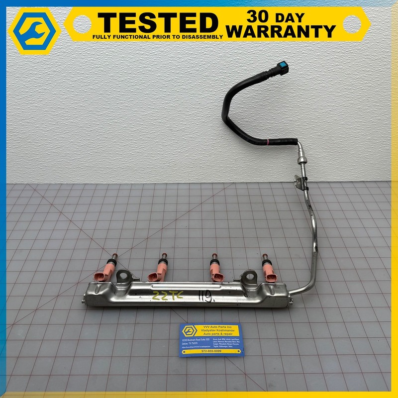 20-26 TOYOTA COROLLA FUEL RAIL W/ INJECTOR SET OEM