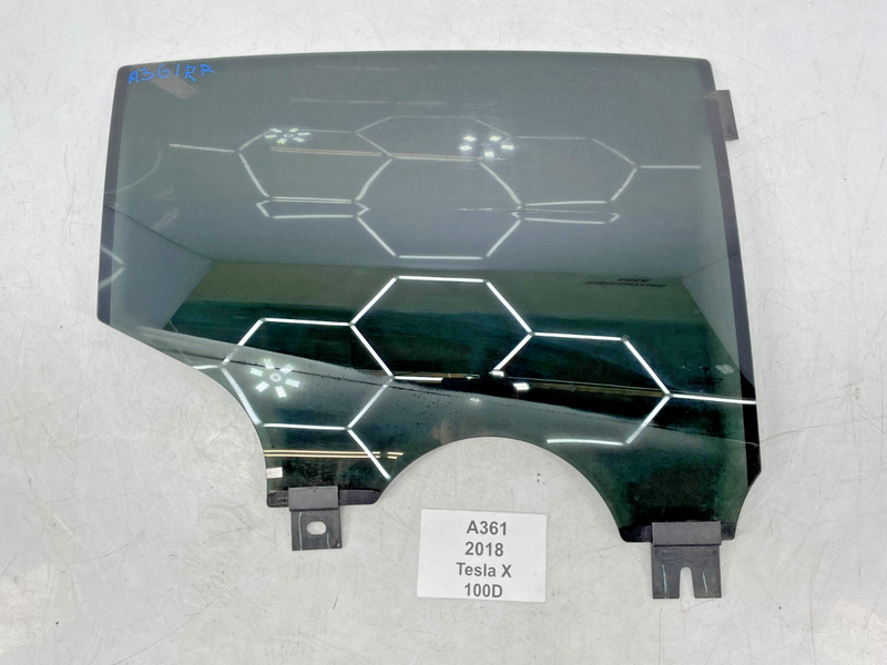 ✅ 16-20 OEM Tesla Model X Rear Right Passenger Side Door Window Glass Tint