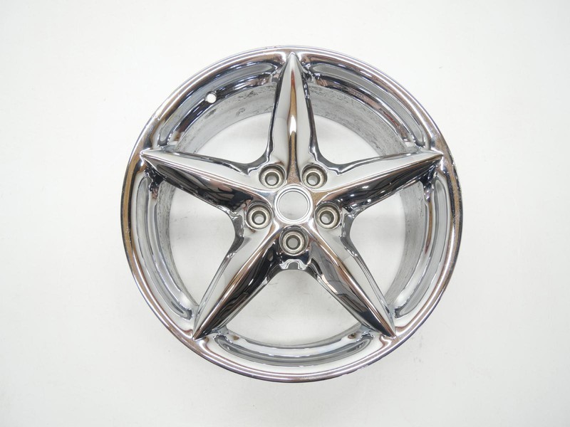 2001 Ferrari 360 Spider BBS Front Wheel 18x7.5 Chrome 5 Spoke Rim Original OEM