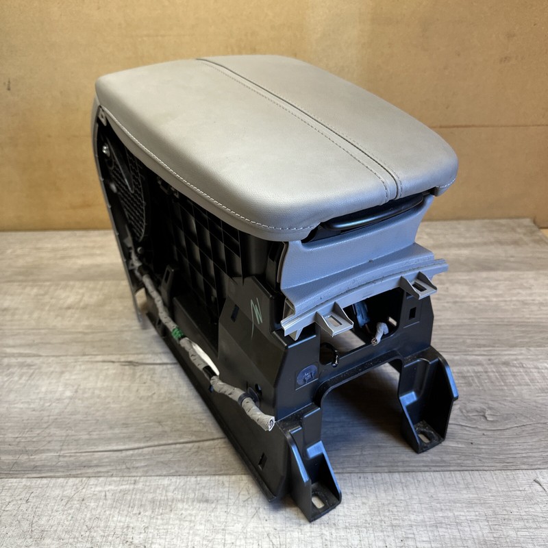 83400TZ3C2 I 2015 - 2019 Acura TLX Floor Console Gray Sedan Armrest Leather OEM