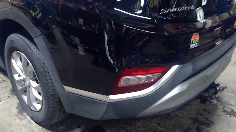 Rear Bumper Without Park Assist Fits 19-20 SANTA FE 1793380