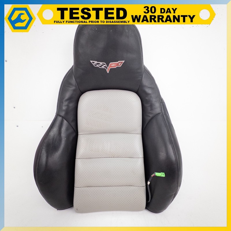 06-10 Chevy Corvette C6 FRONT LEFT DRIVER SEAT UPPER CUSHION OEM
