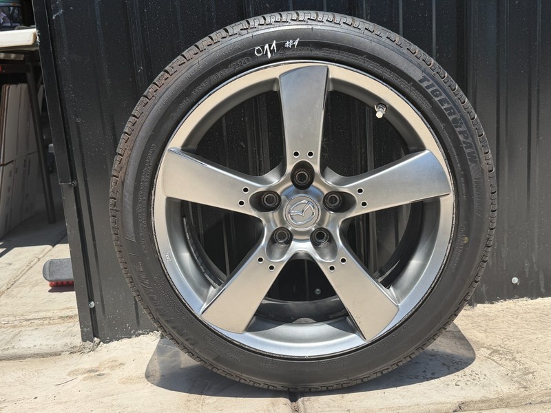 MAZDA RX8 WHEEL W/ TIRE UNIROYAL 225/45R18 7/32" #1 OEM#011