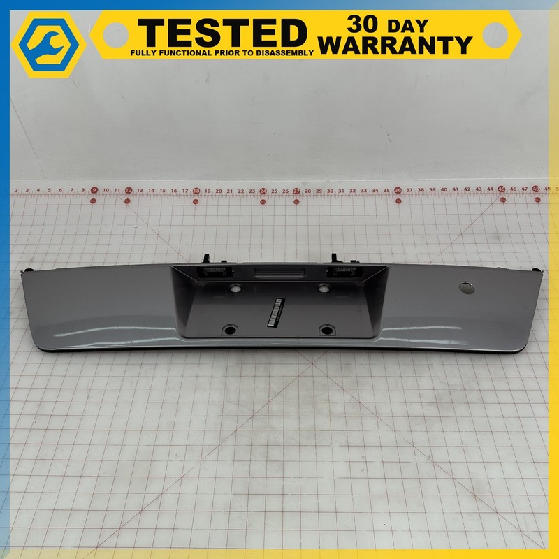 95-00 BMW E38 7-series REAR TRUNK LID MOLDING PANEL LICENSE PLATE LIGHT TRIM OEM