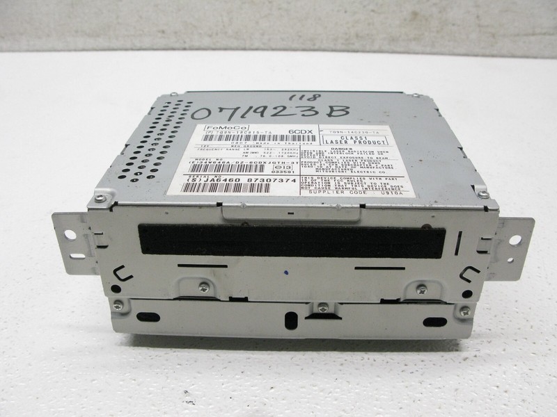 09-11 JAGUAR X250 XF XFR RADIO DISC CD PLAYER RECEIVER HEAD UNIT OEM 071923B