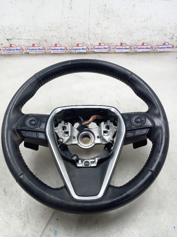 20 TOYOTA CAMRY XSE TRD STEERING WHEEL RED STITCHING