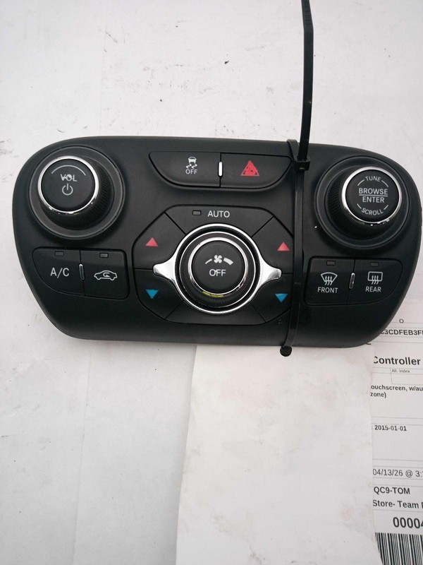 2015 Dodge Dart A/C Selector Switch OEM Black 89000 Miles Warranty NJ25-27701