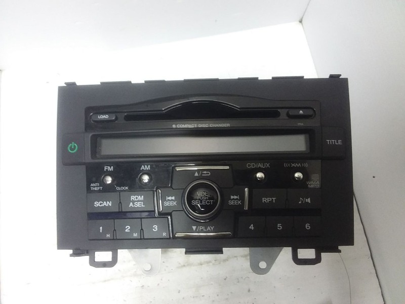 Radio Receiver AM FM 6 Disc CD With Satellite Radio Fits 10-11 CR-V 1657665