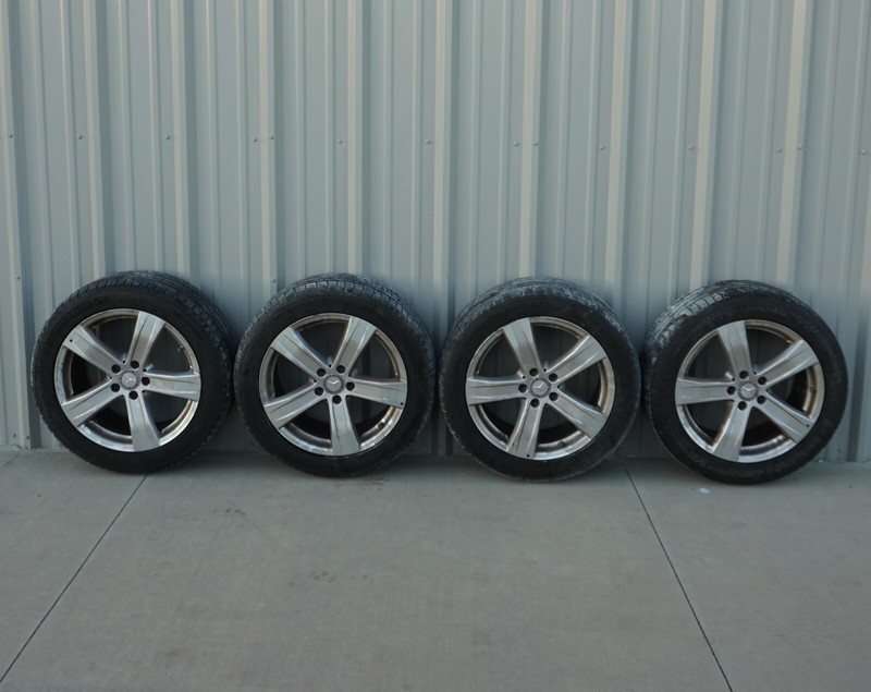 07-13 Mercedes W221 S550 CL500 Alloy Wheel Rim 9.5Jx19H2 & Tire SET Of 4 OEM