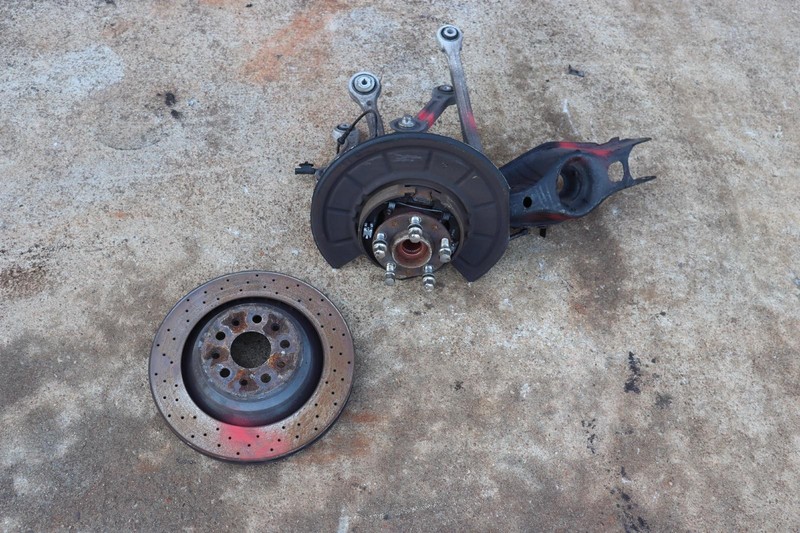 14-20 MASERATI QUATTROPORTE AWD REAR RIGHT SPINDLE KNUCKLE HUB CONTROL ARMS OEM