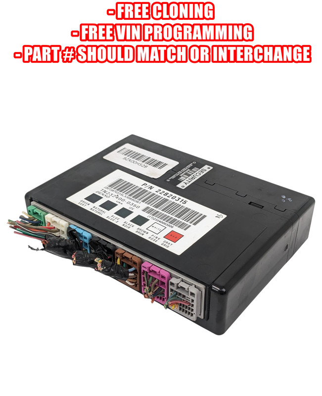VIN PROGRAMMED Body Control Module 22820315 Fits GM 2006-2013 OEM
