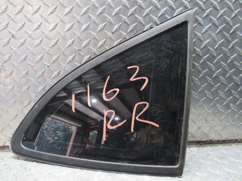 2008-2013 NISSAN ROGUE RIGHT REAR PASSENGER QUARTER GLASS PRIVACY TINT
