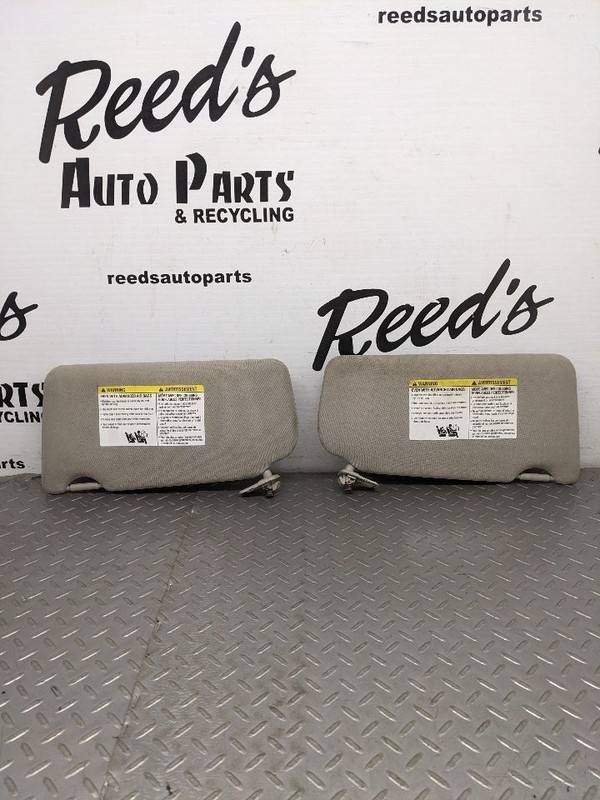 Pair LH RH Sun Visor Sedan Without Illumination Fits 10-12 ALTIMA 1165565