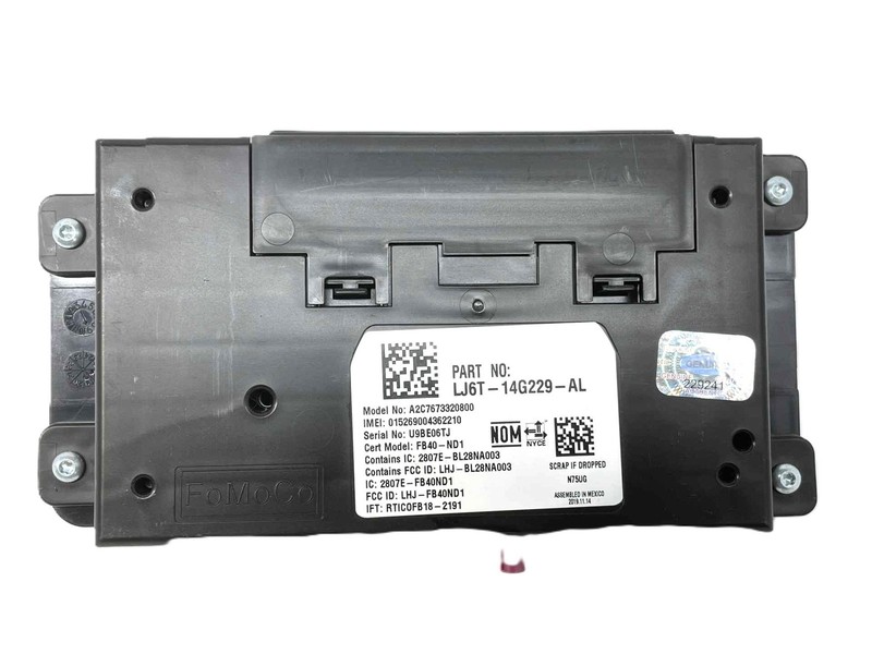2020 Ford Escape Sel Telematics Control Module TCU LJ6T-14G229-AL OEM