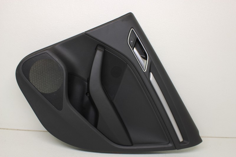 Audi A3 S3 RS3 Rear Right Black Leather Door Panel Passenger Side Oem 2015-2020
